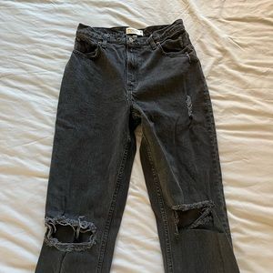 Abercrombie Curve Love Ultra High Rise 90’s Straight Jeans